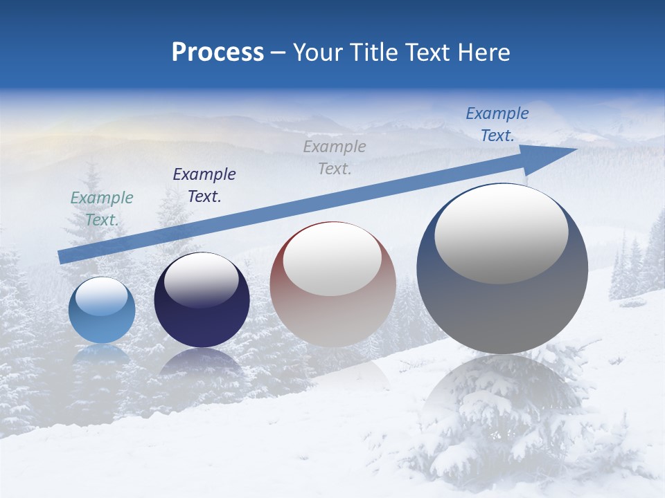 Season White Landscape PowerPoint Template