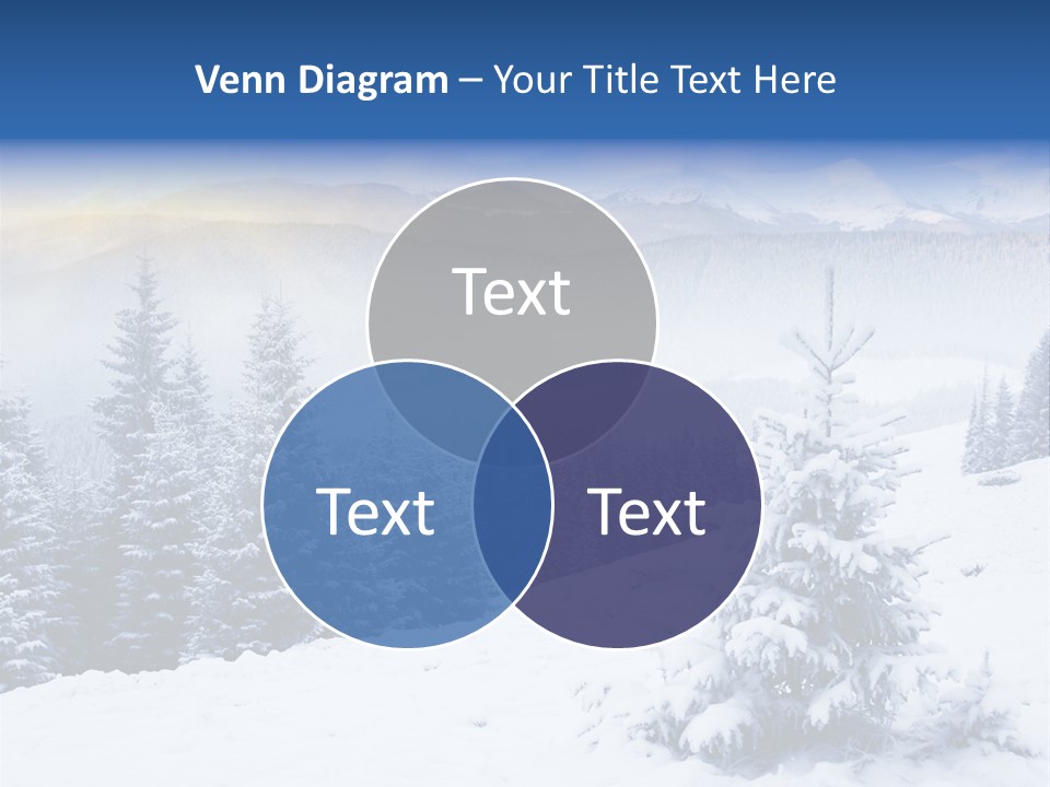 Season White Landscape PowerPoint Template