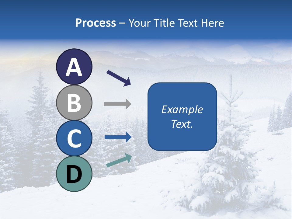 Season White Landscape PowerPoint Template