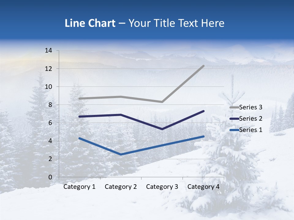 Season White Landscape PowerPoint Template