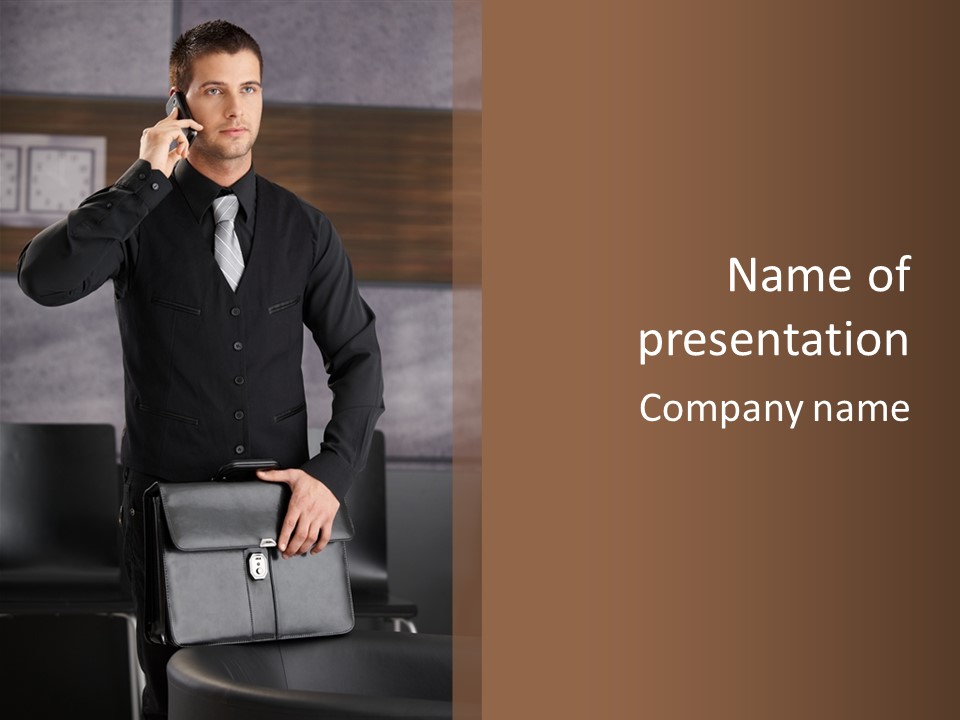 Mobilephone Phone Mobile PowerPoint Template
