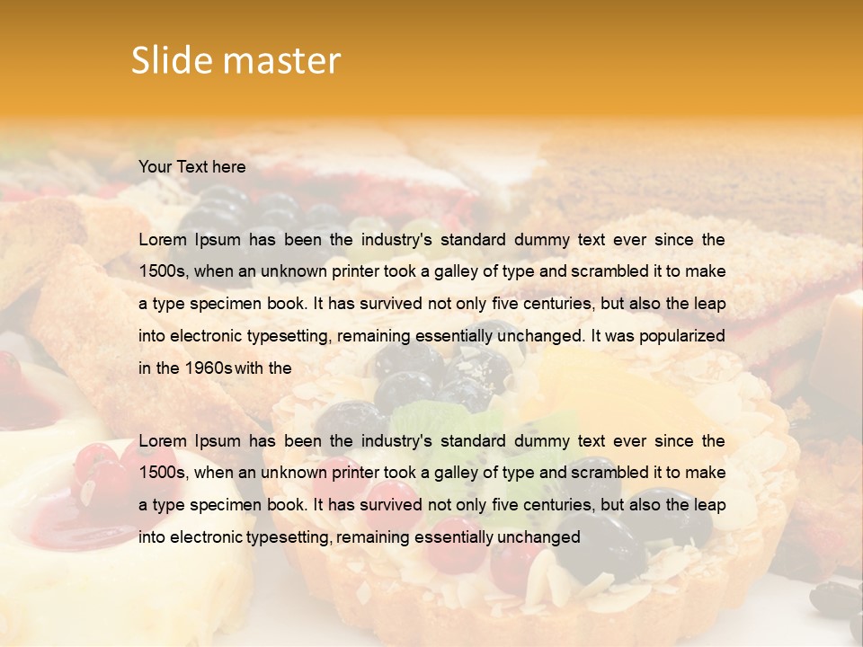 Dusting Kiwi Tasty PowerPoint Template