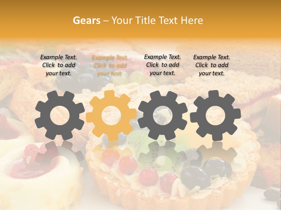 Dusting Kiwi Tasty PowerPoint Template