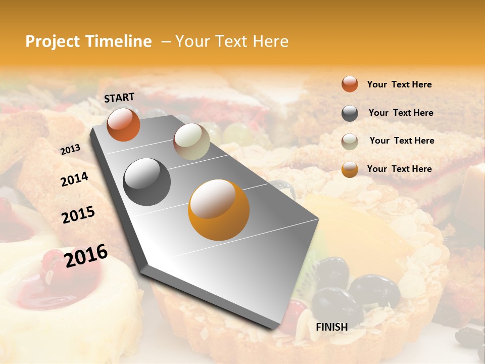 Dusting Kiwi Tasty PowerPoint Template