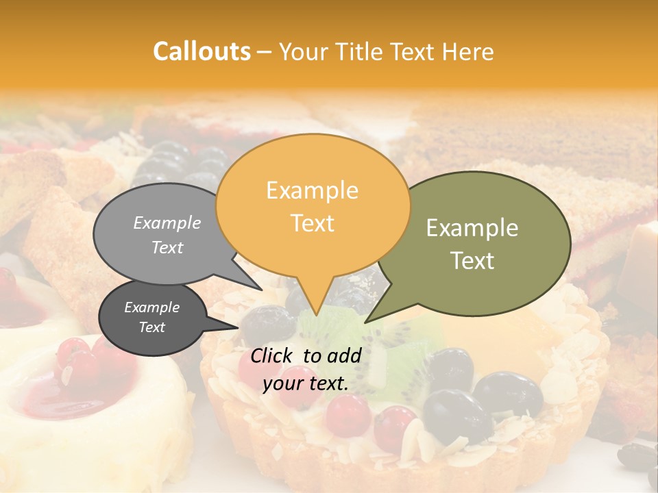 Dusting Kiwi Tasty PowerPoint Template