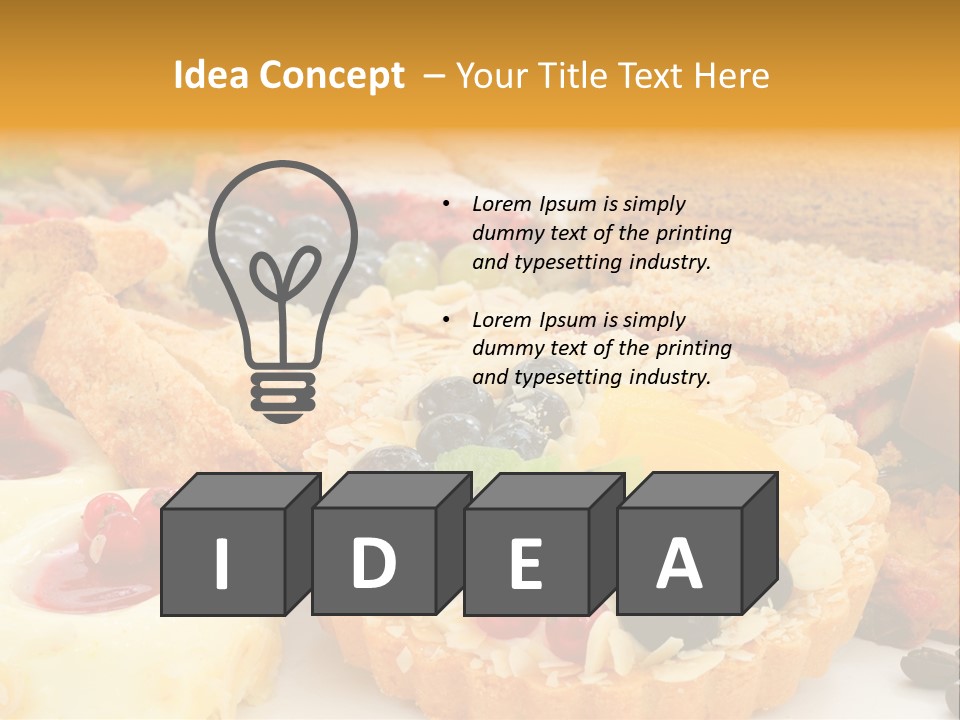 Dusting Kiwi Tasty PowerPoint Template