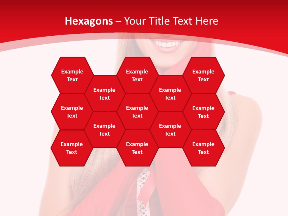 Emotion Female Happiness PowerPoint Template