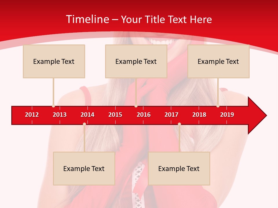 Emotion Female Happiness PowerPoint Template
