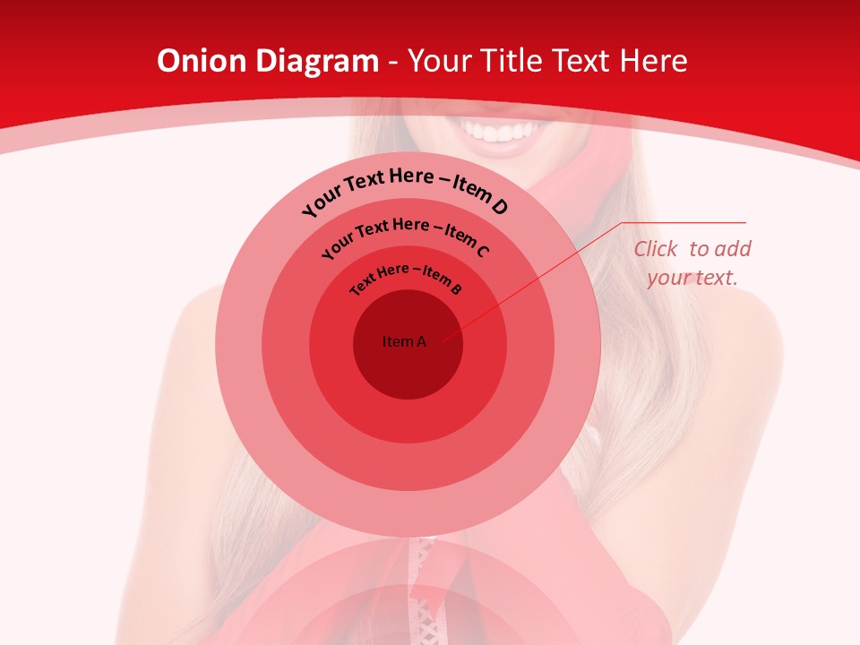 Emotion Female Happiness PowerPoint Template