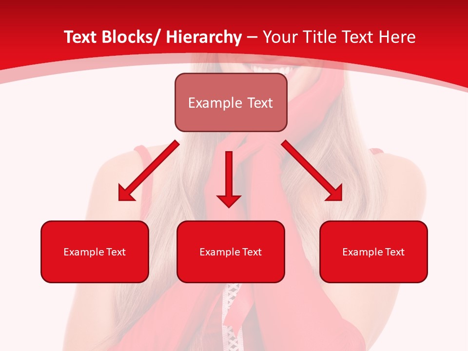 Emotion Female Happiness PowerPoint Template