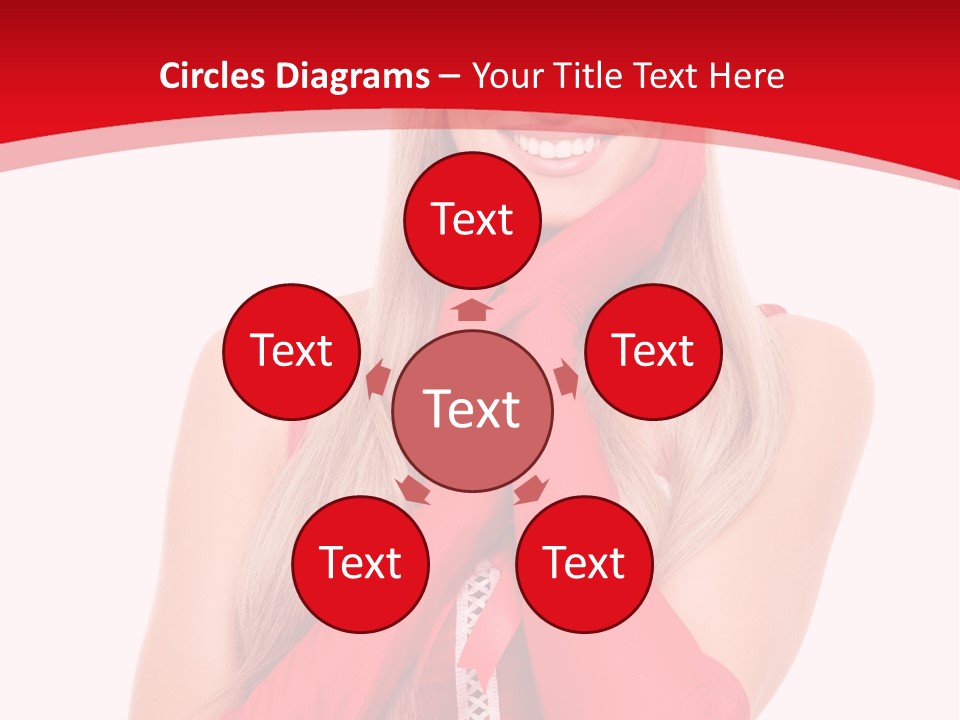 Emotion Female Happiness PowerPoint Template