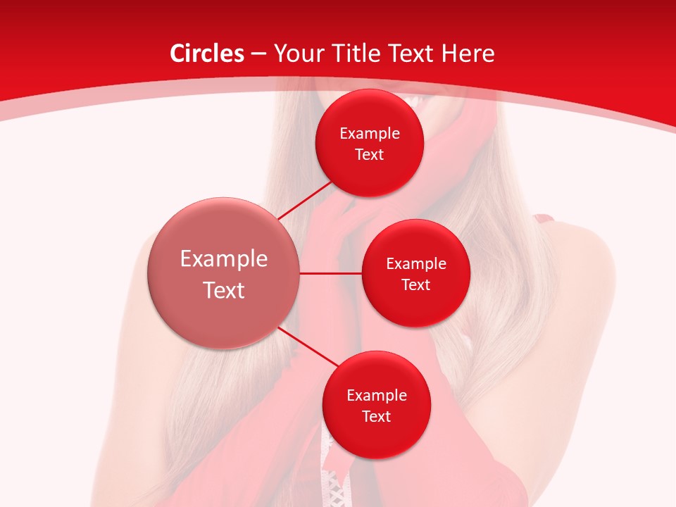 Emotion Female Happiness PowerPoint Template