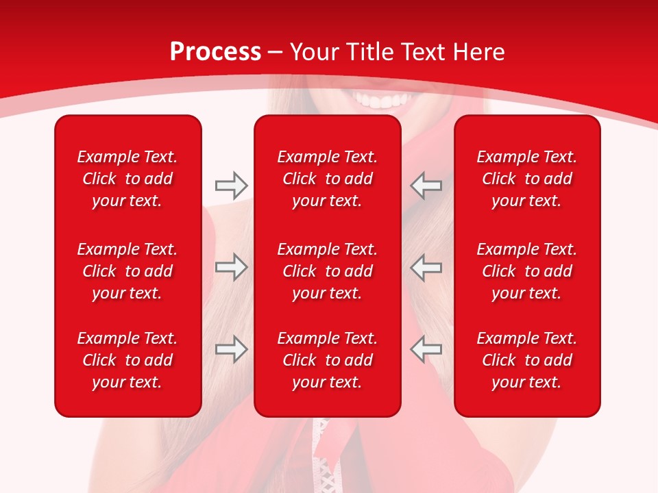 Emotion Female Happiness PowerPoint Template