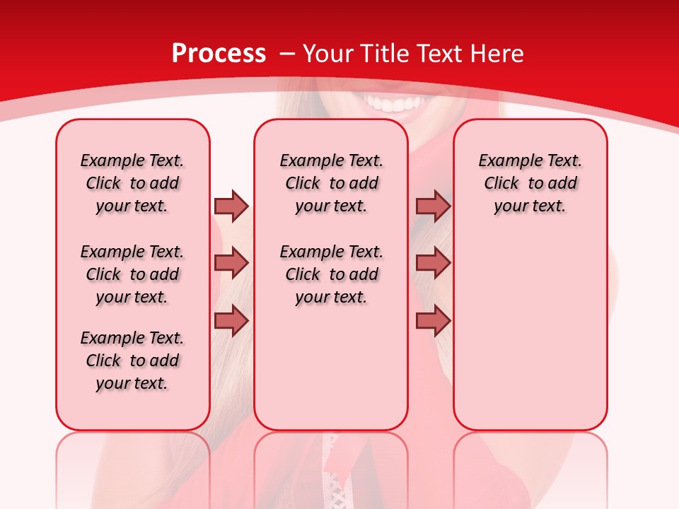 Emotion Female Happiness PowerPoint Template
