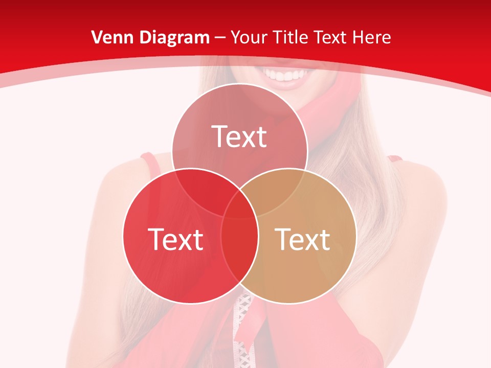 Emotion Female Happiness PowerPoint Template