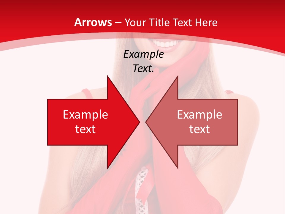 Emotion Female Happiness PowerPoint Template