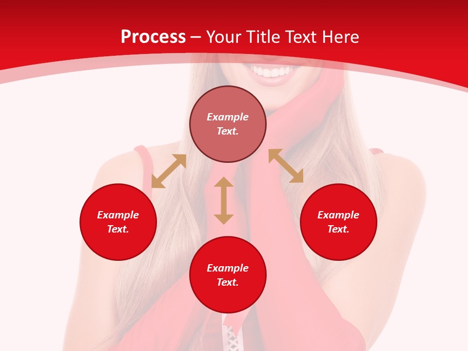 Emotion Female Happiness PowerPoint Template