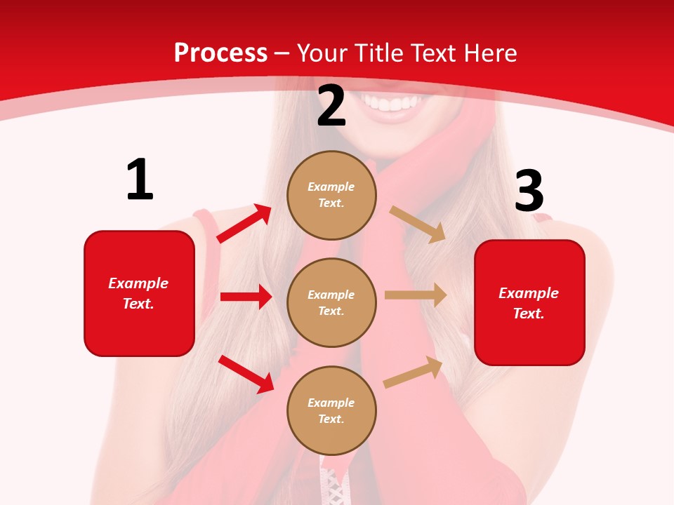 Emotion Female Happiness PowerPoint Template