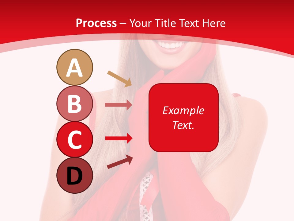 Emotion Female Happiness PowerPoint Template