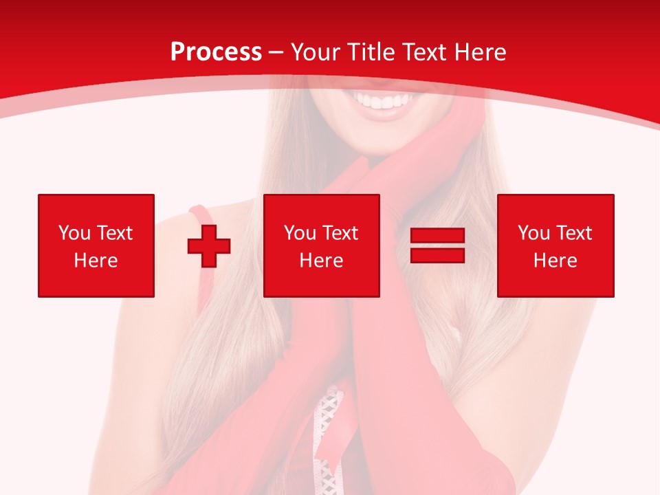 Emotion Female Happiness PowerPoint Template