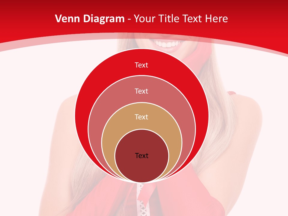 Emotion Female Happiness PowerPoint Template