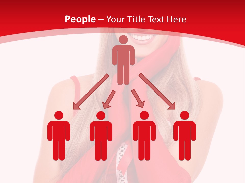 Emotion Female Happiness PowerPoint Template