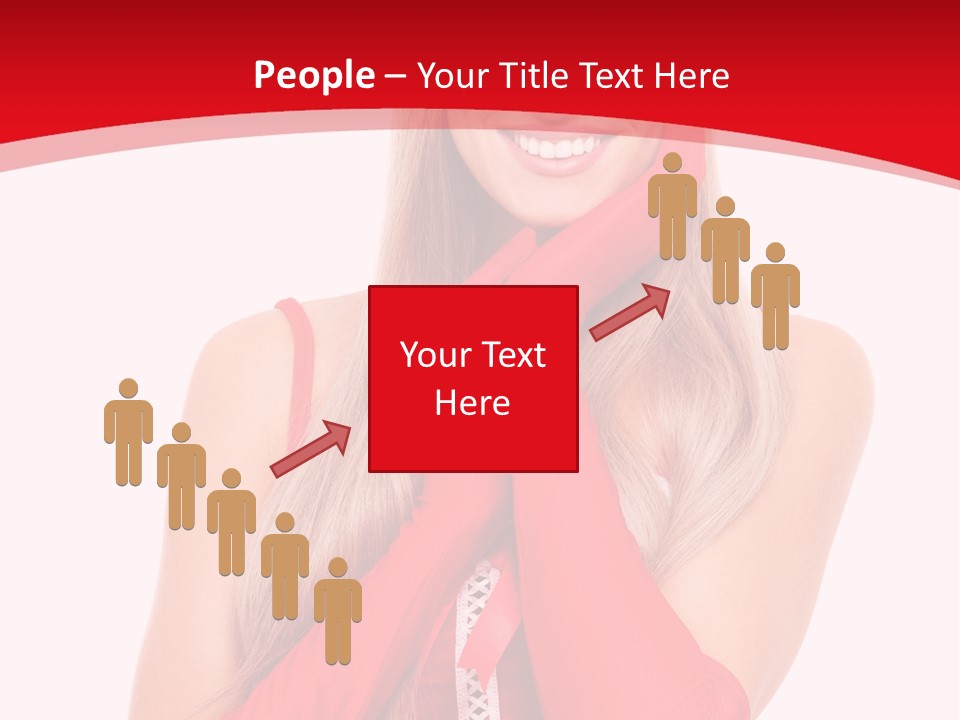 Emotion Female Happiness PowerPoint Template