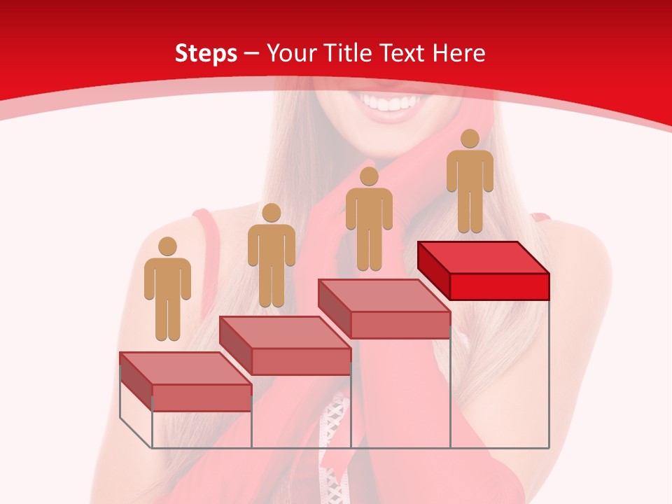 Emotion Female Happiness PowerPoint Template