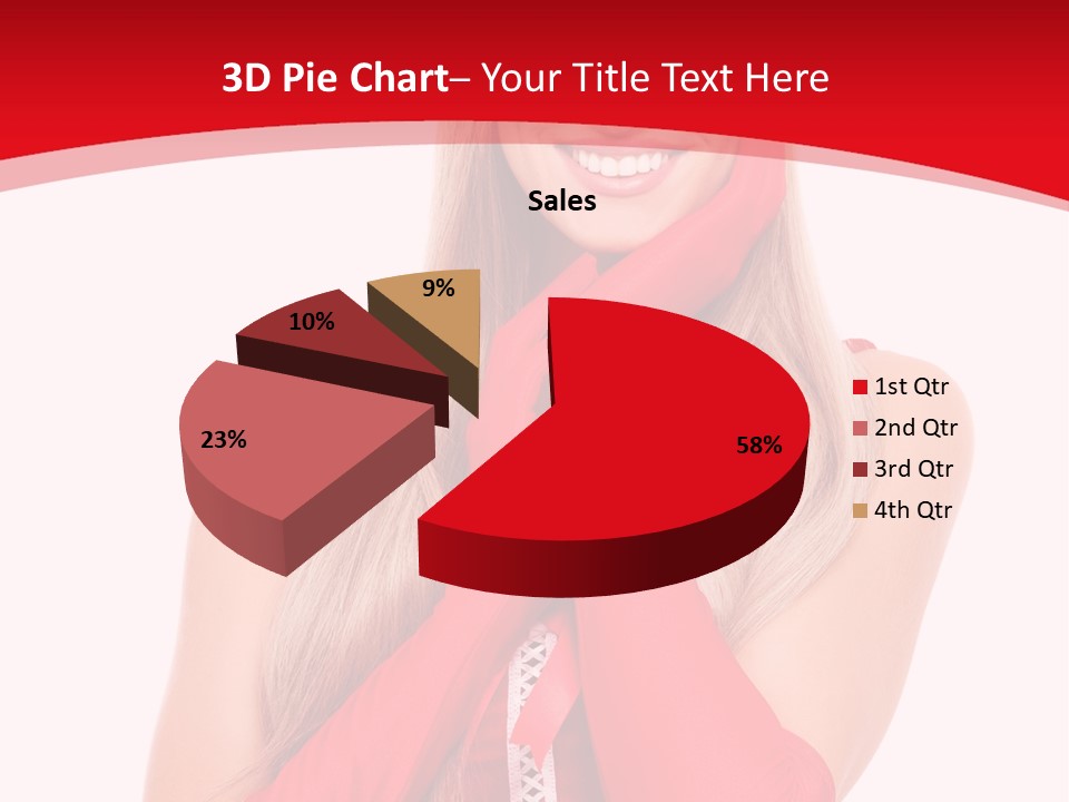 Emotion Female Happiness PowerPoint Template