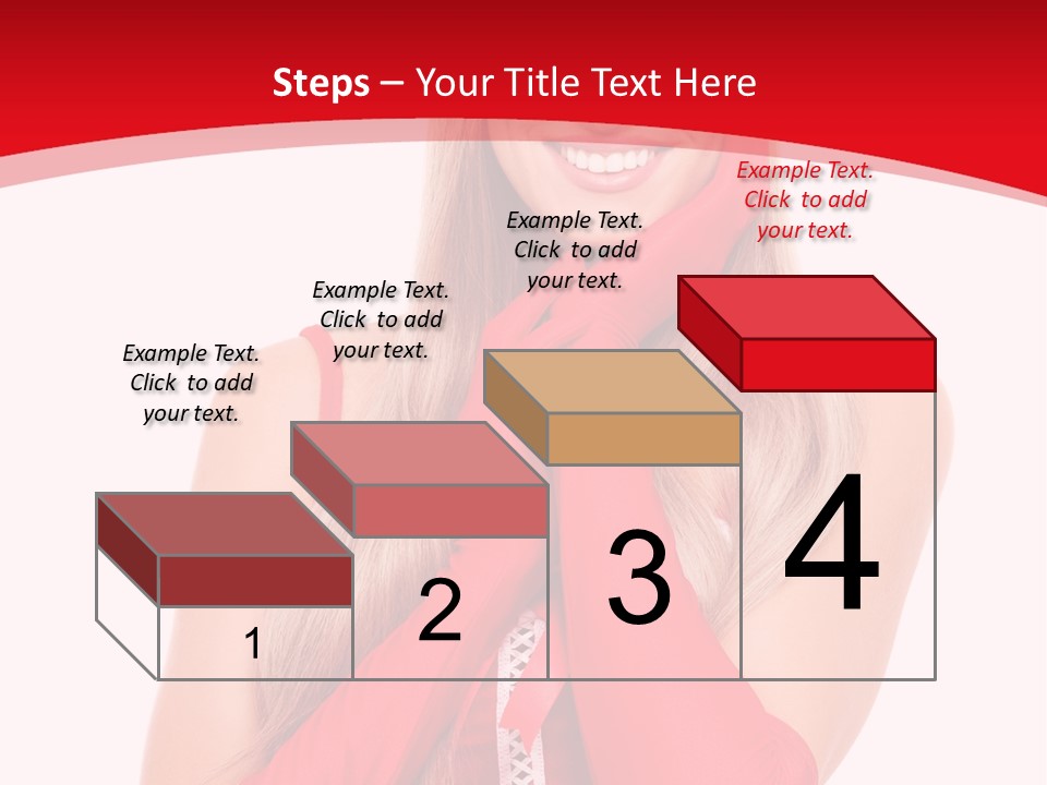 Emotion Female Happiness PowerPoint Template