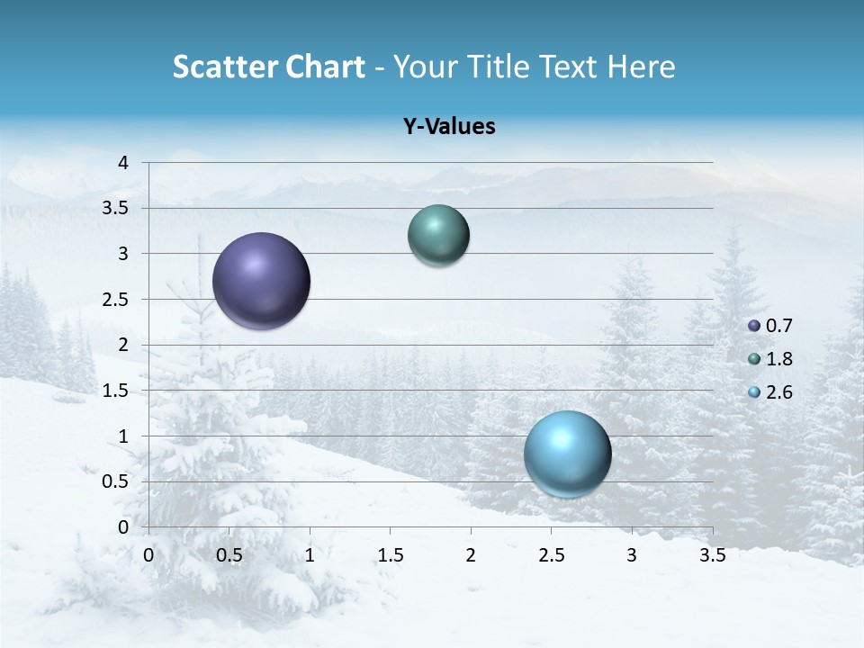 Frozen Snow Hoarfrost PowerPoint Template