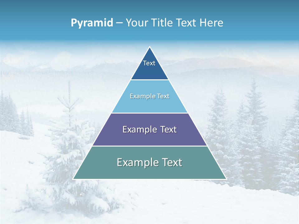 Frozen Snow Hoarfrost PowerPoint Template