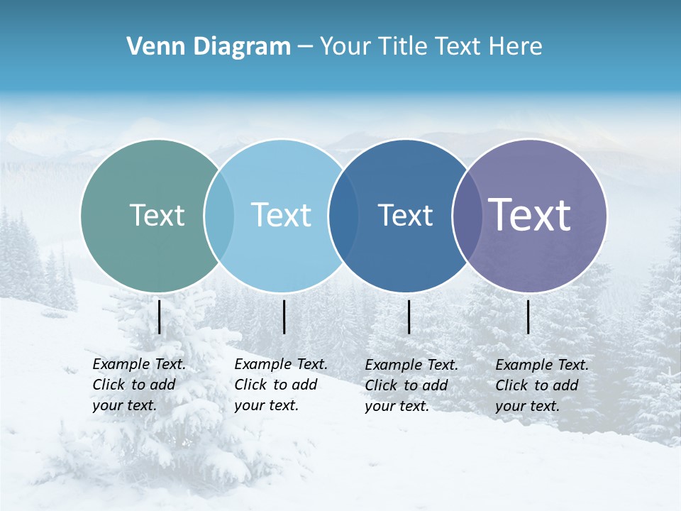 Frozen Snow Hoarfrost PowerPoint Template