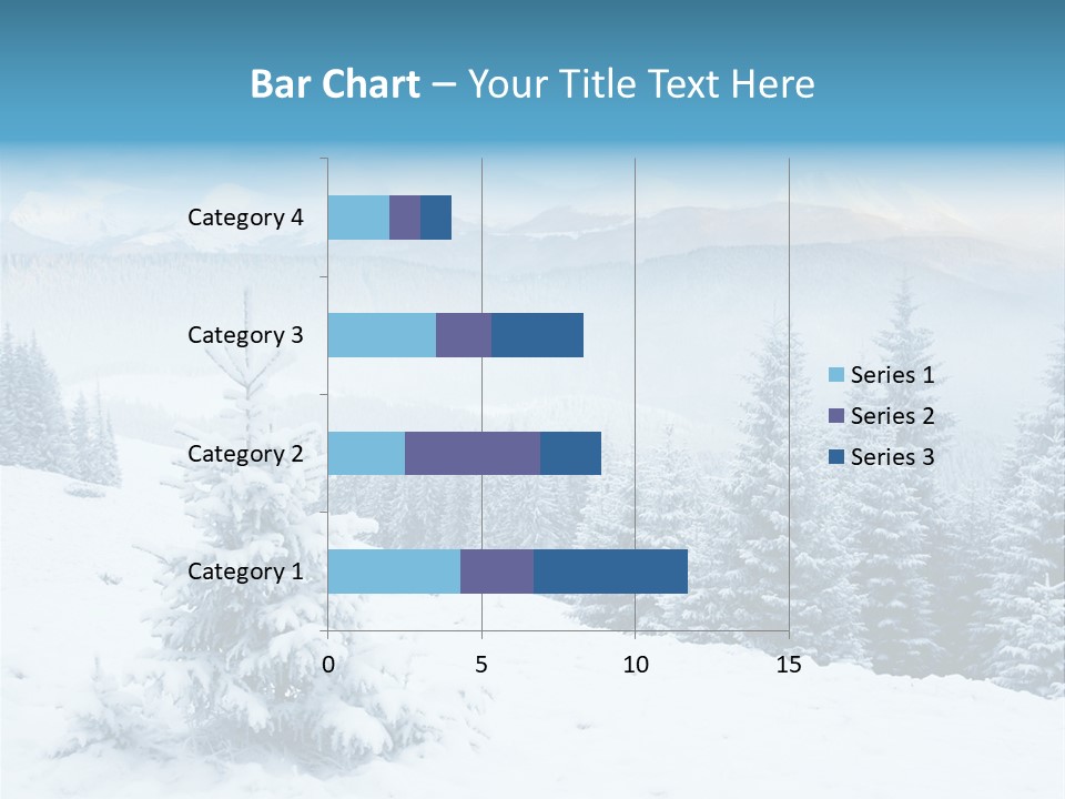 Frozen Snow Hoarfrost PowerPoint Template