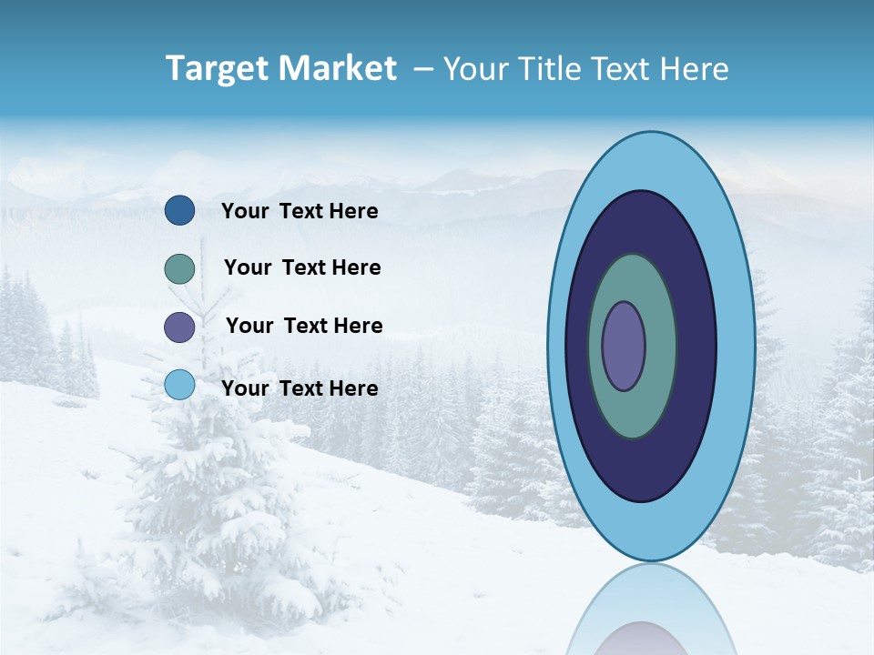 Frozen Snow Hoarfrost PowerPoint Template
