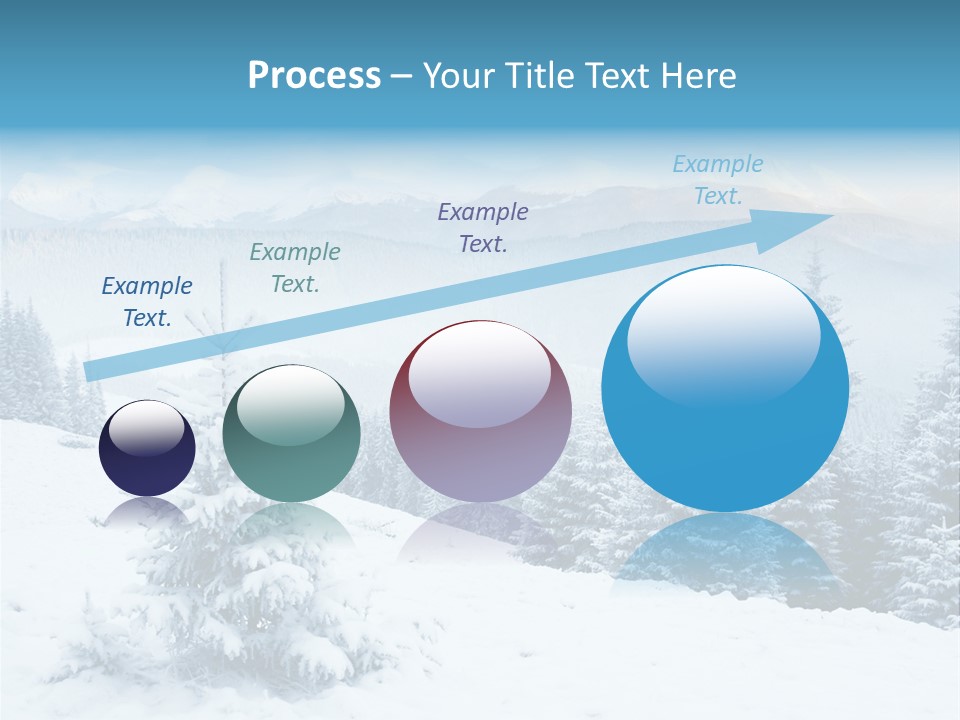 Frozen Snow Hoarfrost PowerPoint Template