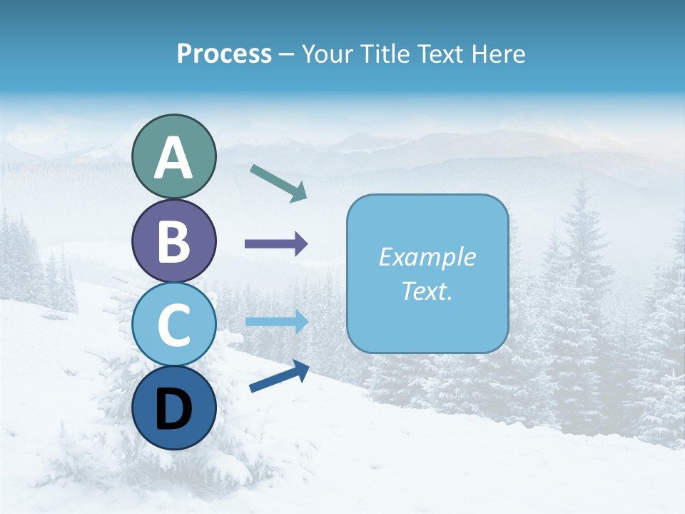 Frozen Snow Hoarfrost PowerPoint Template