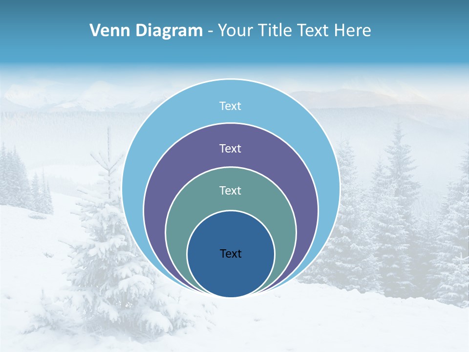 Frozen Snow Hoarfrost PowerPoint Template