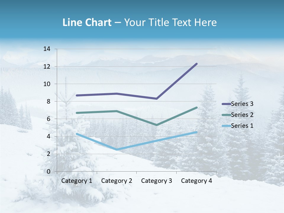 Frozen Snow Hoarfrost PowerPoint Template