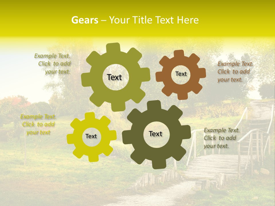 Environment Scene Forest PowerPoint Template