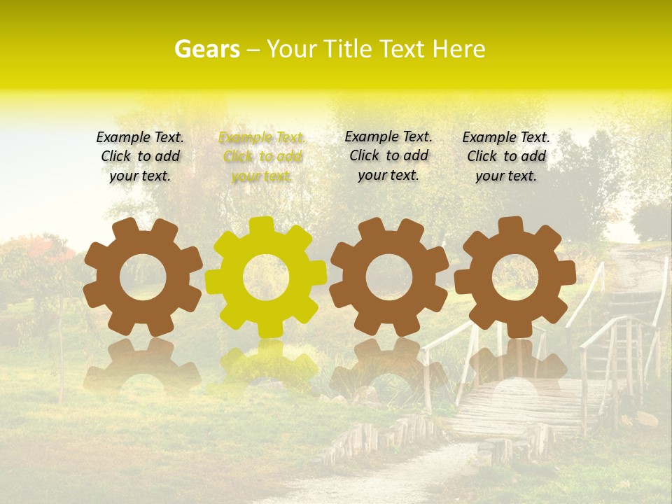 Environment Scene Forest PowerPoint Template