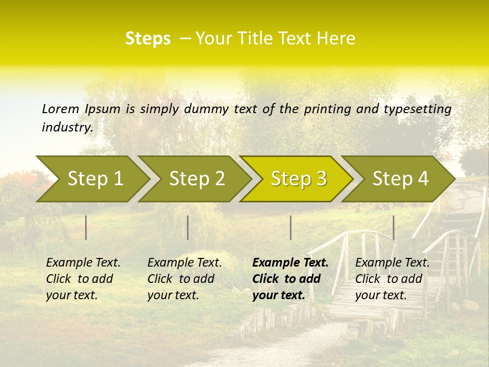 Environment Scene Forest PowerPoint Template