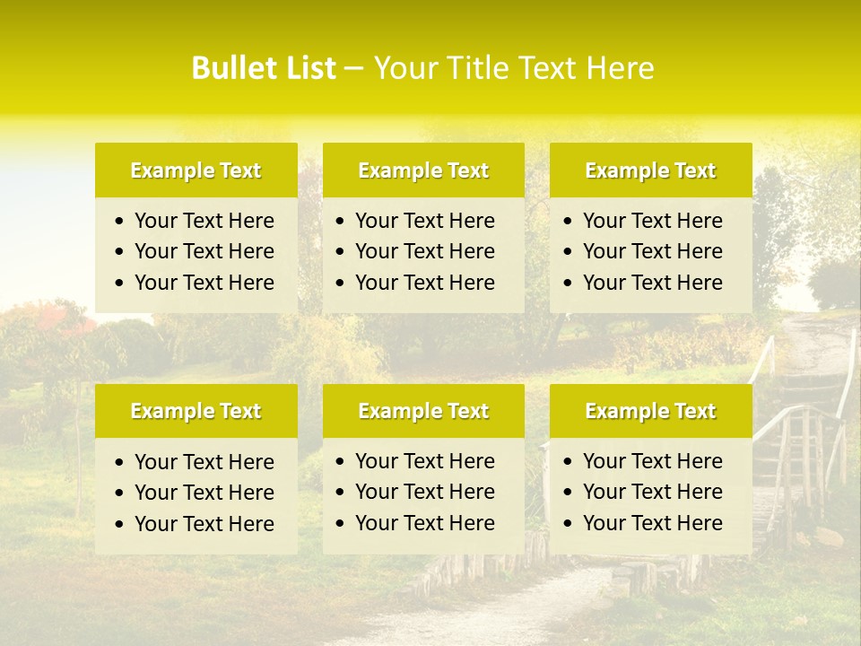 Environment Scene Forest PowerPoint Template
