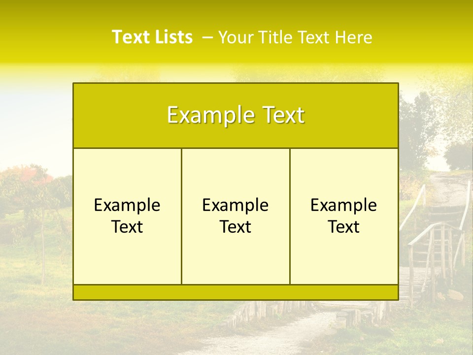 Environment Scene Forest PowerPoint Template