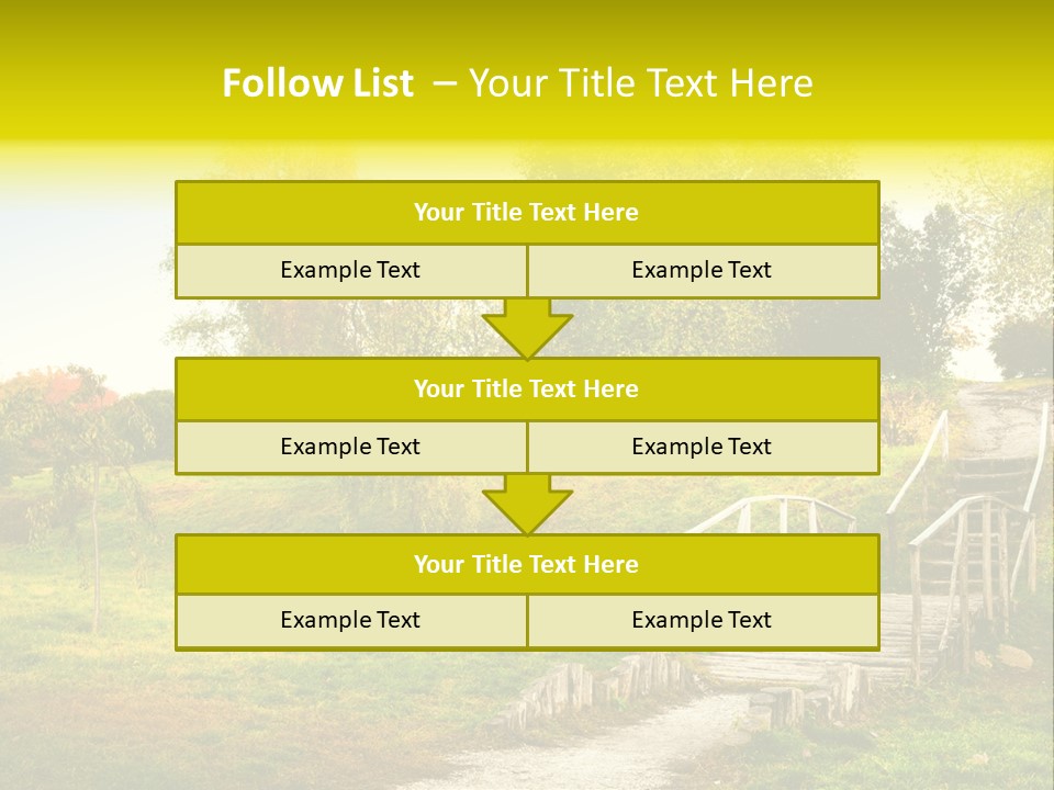 Environment Scene Forest PowerPoint Template