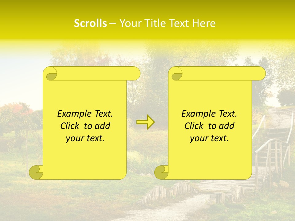 Environment Scene Forest PowerPoint Template