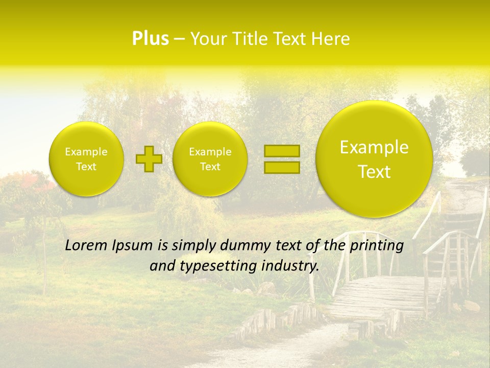 Environment Scene Forest PowerPoint Template