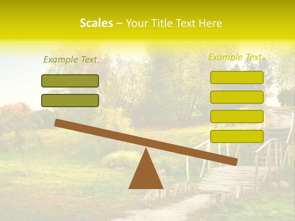 Environment Scene Forest PowerPoint Template