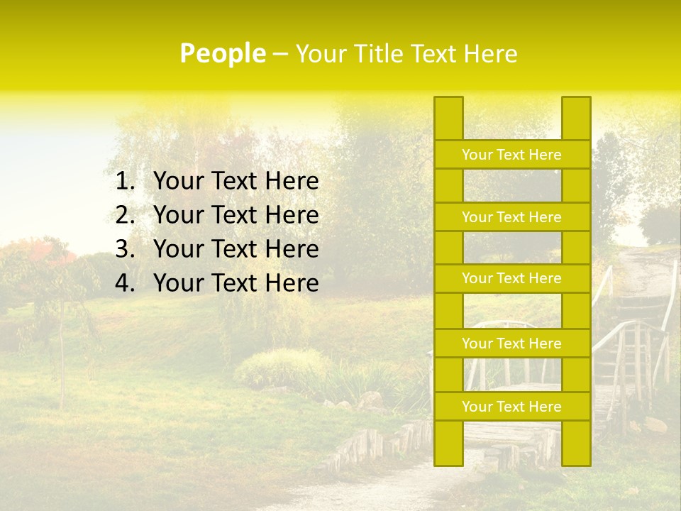 Environment Scene Forest PowerPoint Template
