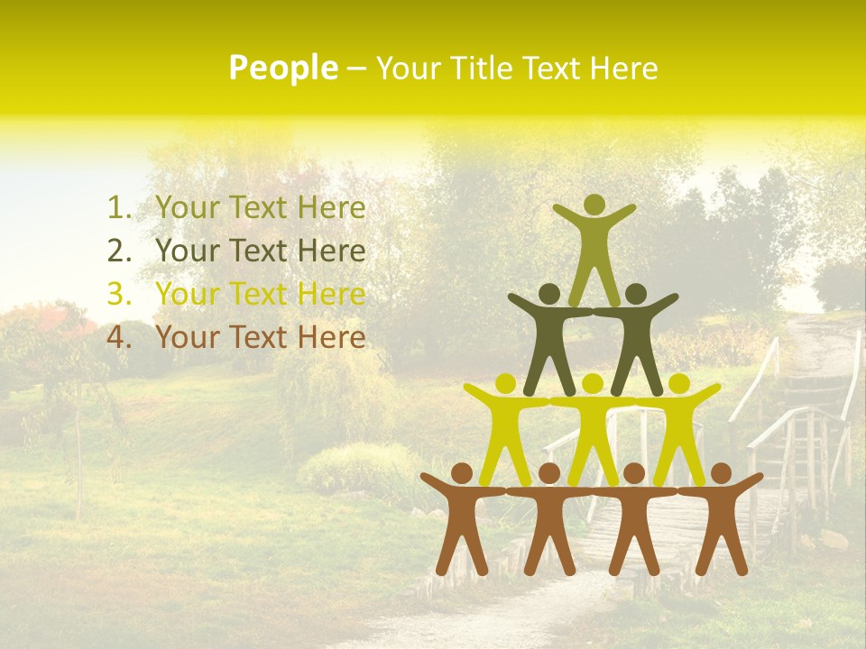 Environment Scene Forest PowerPoint Template